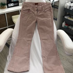 Corduroy light pink pants from Missoni Italy.,